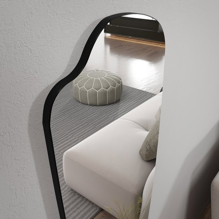 Hanah Home Espejo Cheval Transparente MDF 40x120 cm